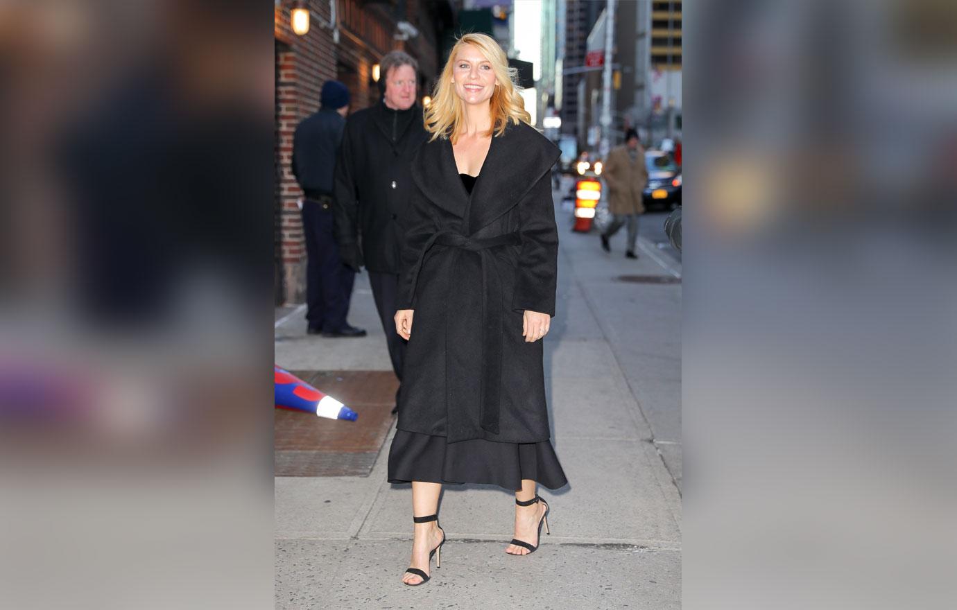 Claire Danes keeps it chic at The Late Show with Stephen Colbert