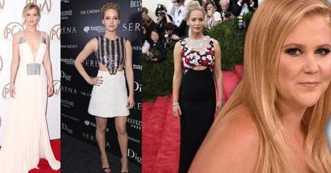 Amy schumer copy jennifer lawrence fashion borrow stylist
