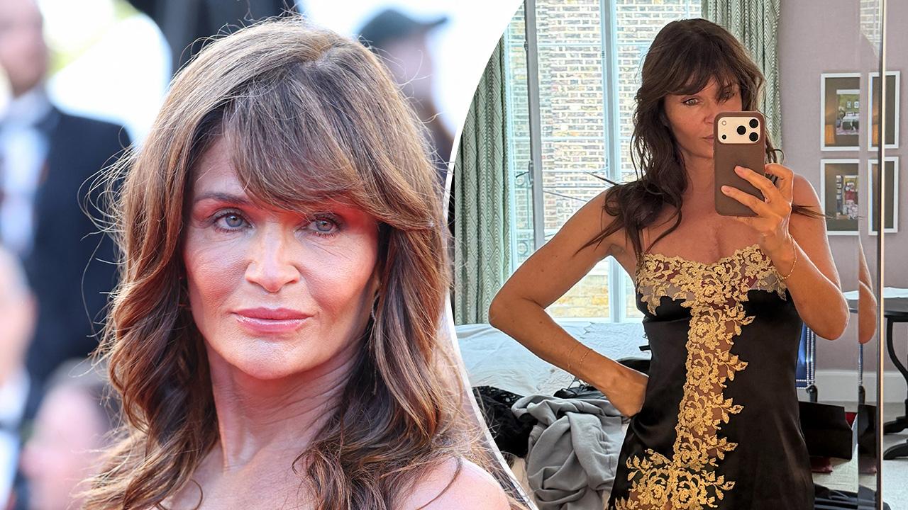 Image of Helena Christensen showed off her ageless appearance.