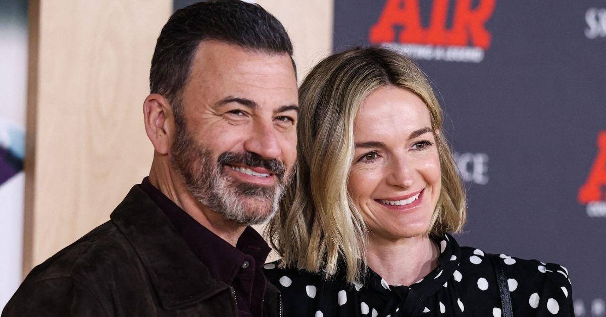 image of Jimmy Kimmel is married to his show’s executive producer, Molly McNearney.
