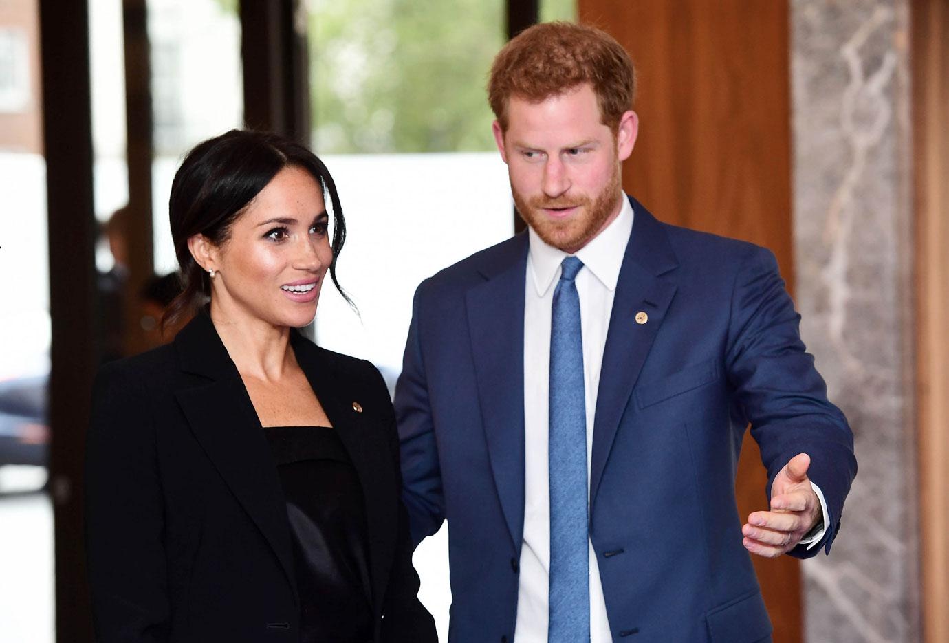 Harry with meghan