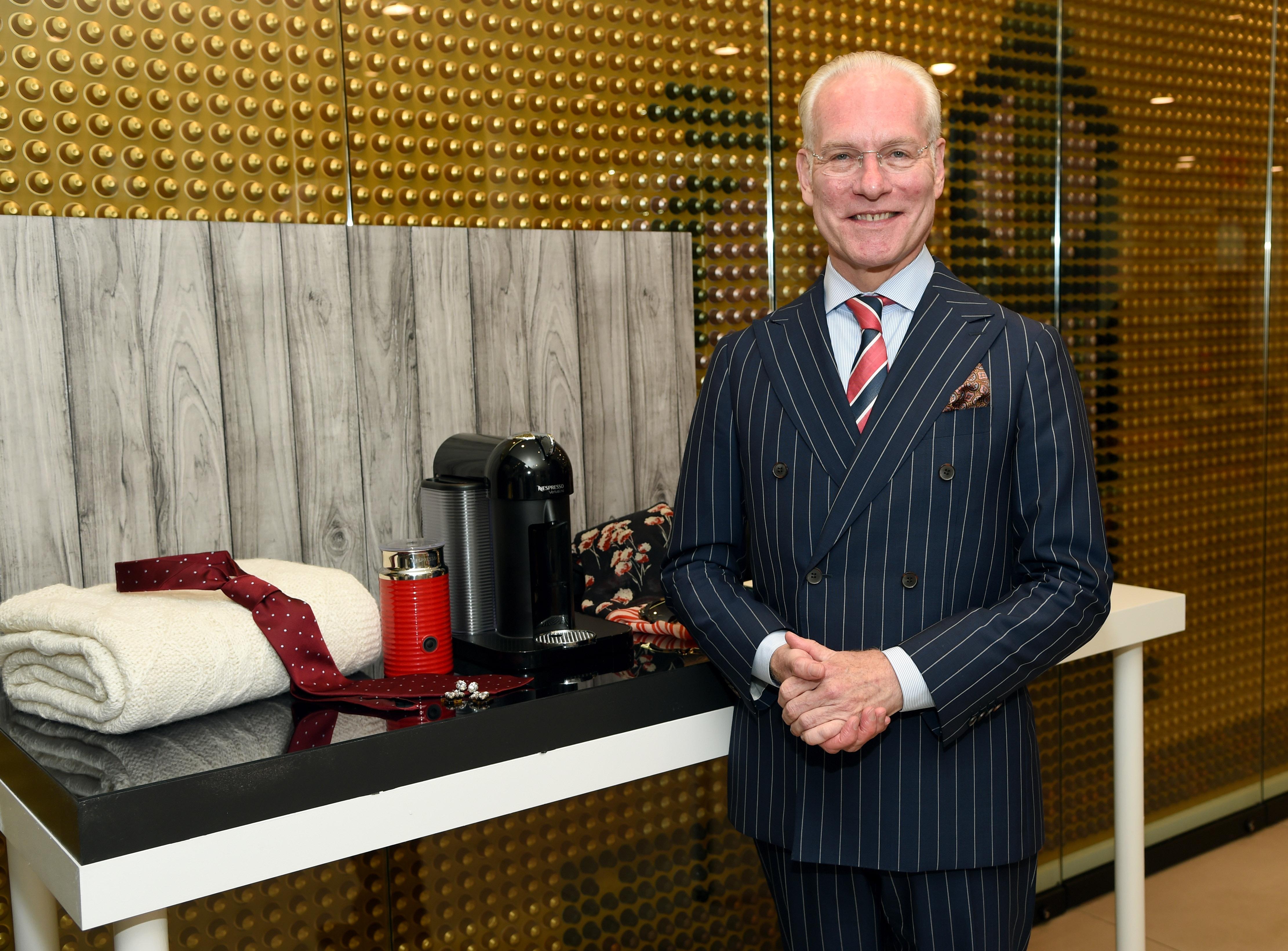 Tim Gunn Hosts A Nespresso Product Showcase In NYC