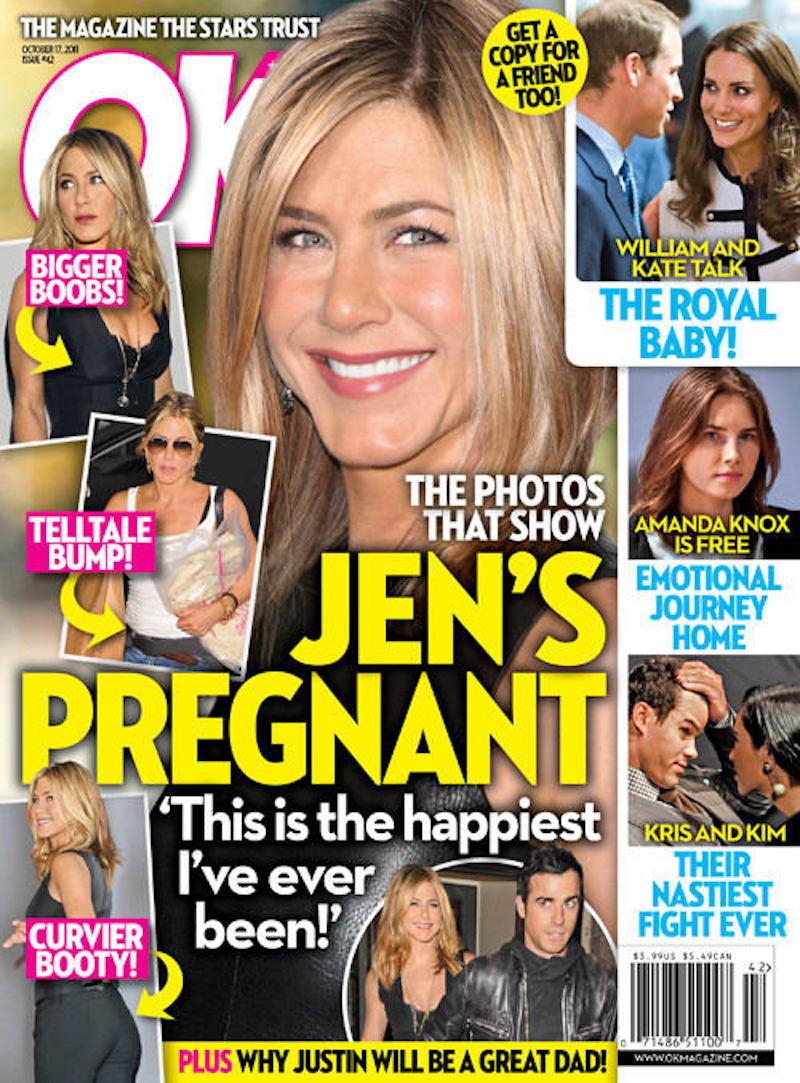 Jennifer Aniston's baby photo sends fans into a tailspin as she