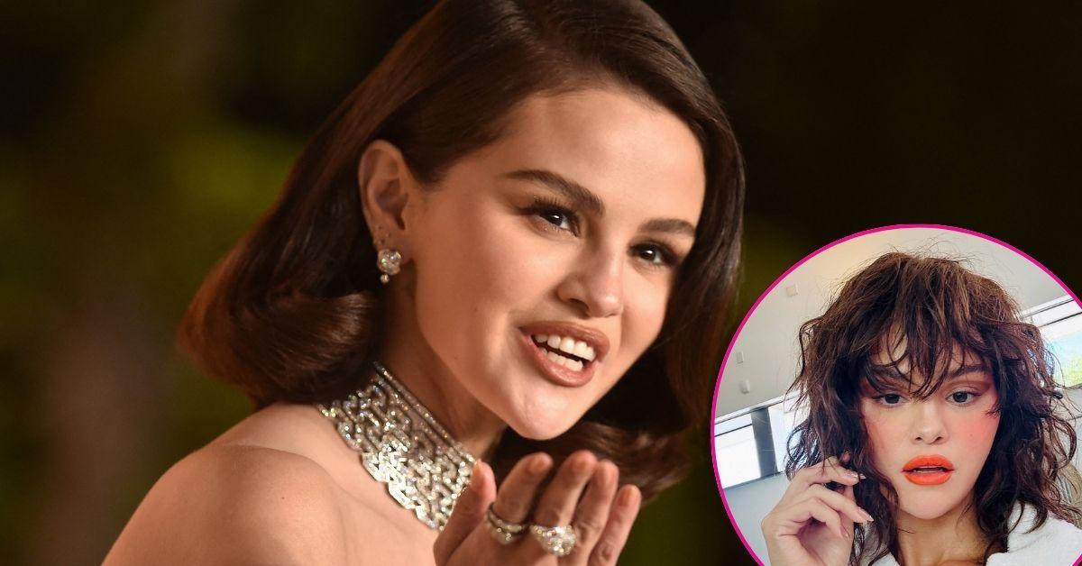 Selena Gomez Debuts Choppy Bangs & Layers In Bold New Hair Makeover