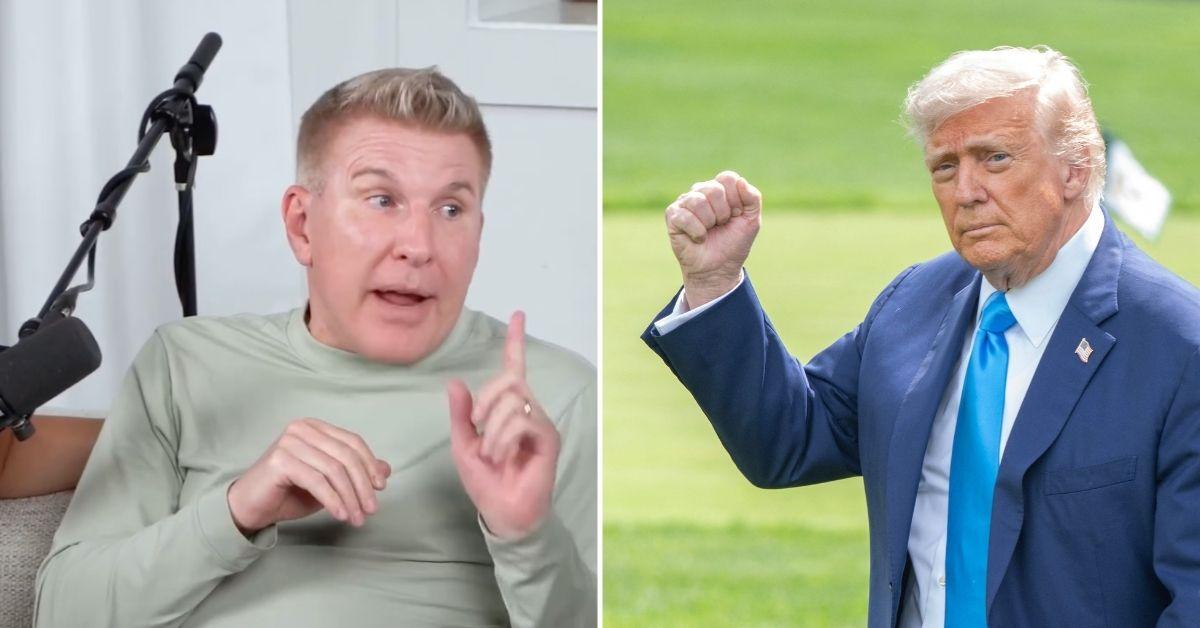 Composite photo of Todd Chrisley and Donald Trump