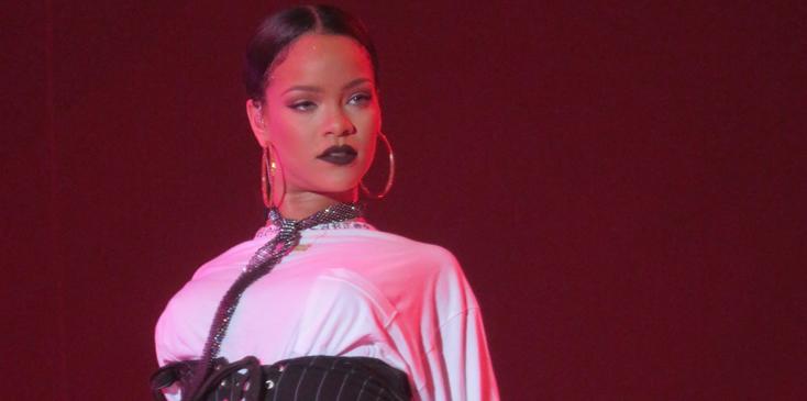 Rihanna performs at the Global Citizen Festival in NYC