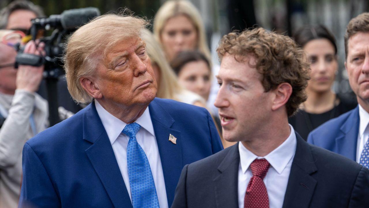 Image of Donald Trump and Mark Zuckerberg