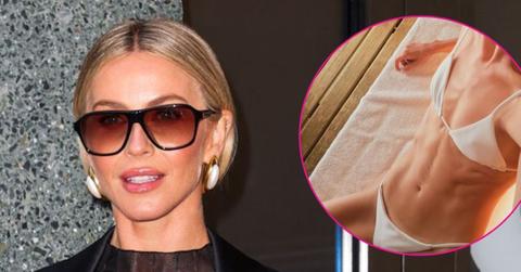 julianne hough flaunts fit physique in white bikini photo