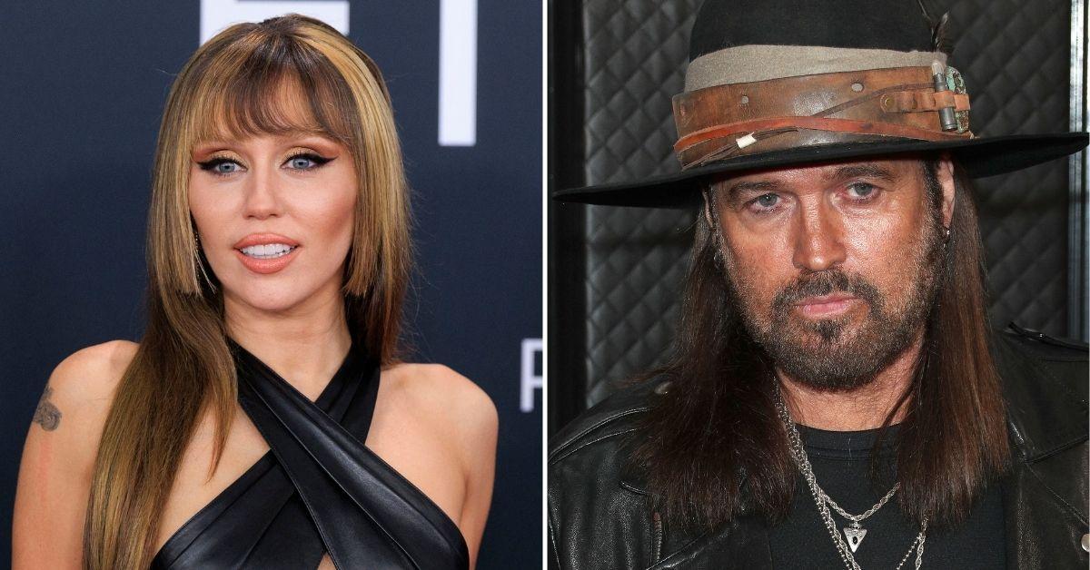 photo of Miley Cyrus and Billy Ray Cyrus