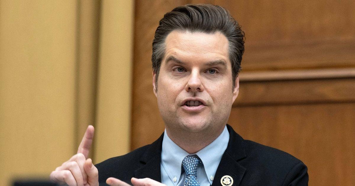 image of Social media users questioned Matt Gaetz's motives.