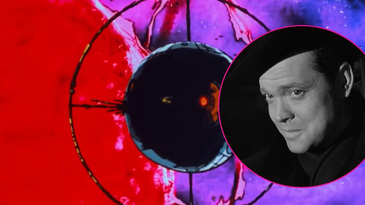 Image of Unicron and Orson Welles
