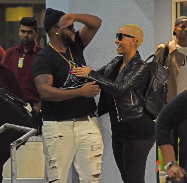 Amber rose blac chyna airport