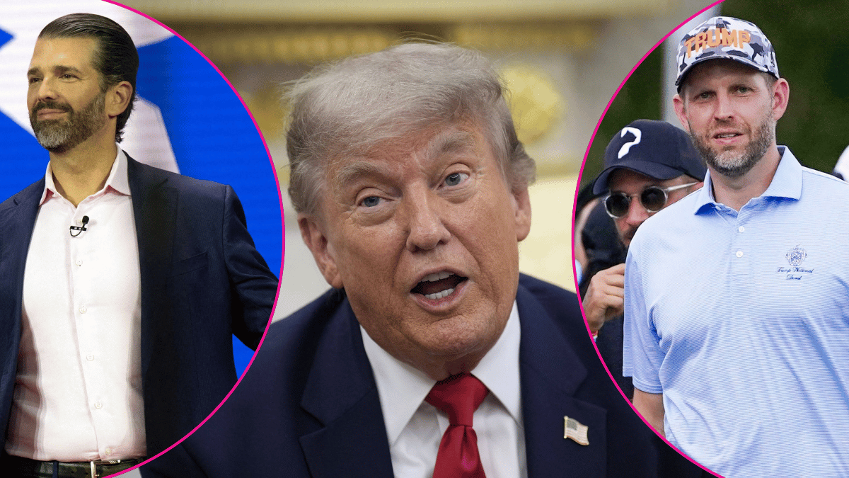 Eric, Donald and Donald Trump Jr.