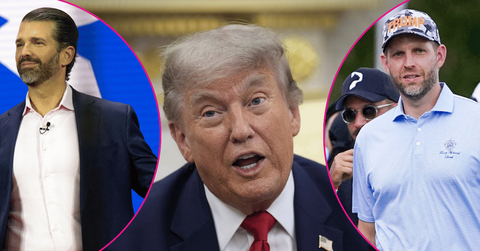 Eric, Donald and Donald Trump Jr.
