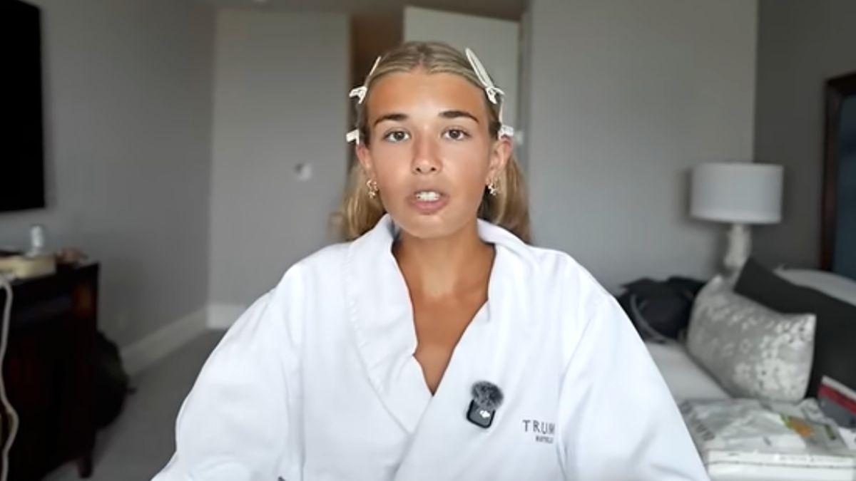 image of The makeup artist said Kai Trump was 'glowing up.'