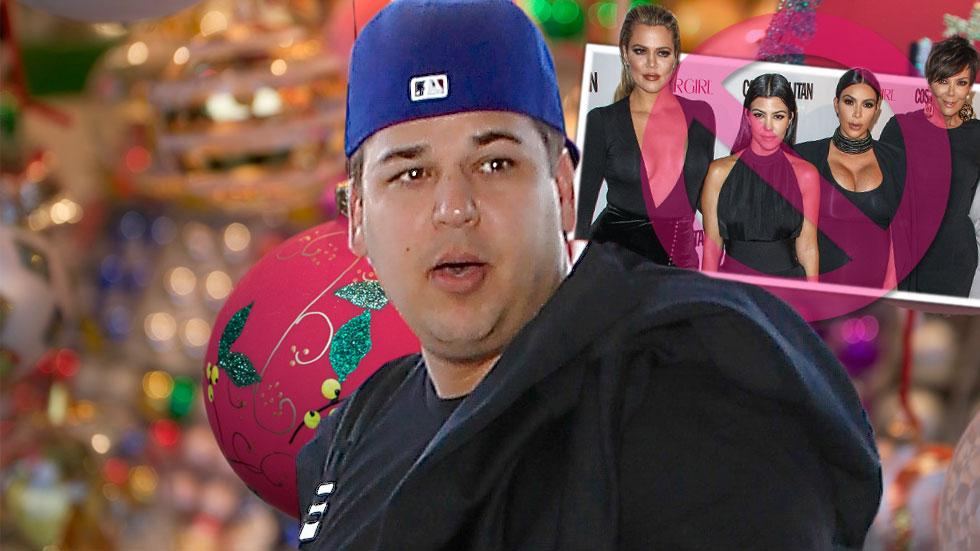 Rob Kardashian Skipping Christmas Kris Jenner