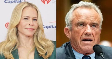 Split photo of Chelsea Handler and Robert F. Kennedy Jr.