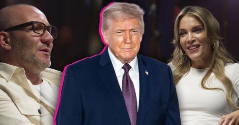 Composite photo Shawn Ryan, Donald Trump and Megyn Kelly
