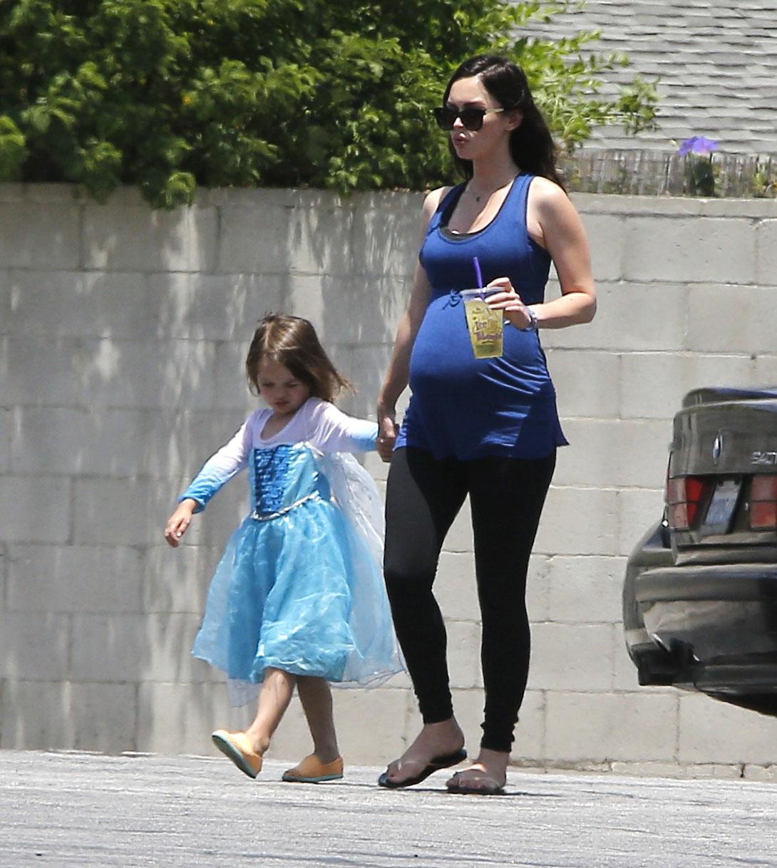 Megan Fox &amp; Brian Austin Green Out With Their Kids In Studio City