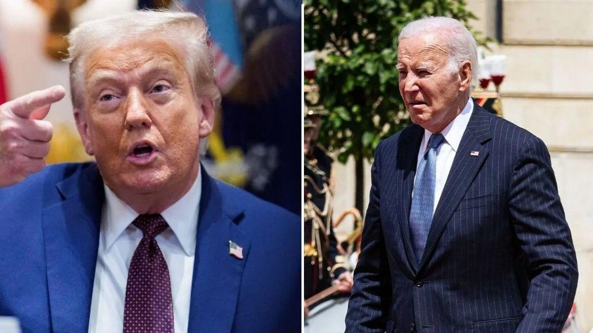 image of biden and trump