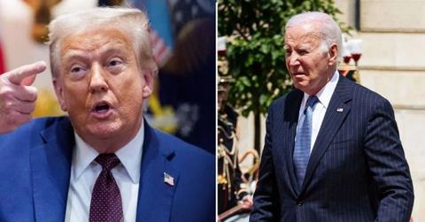 image of biden and trump