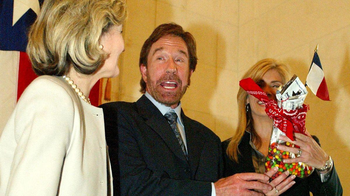 image of Chuck Norris turned 86 on March 10. 