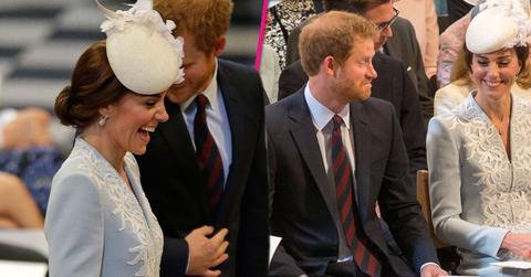 prince harry makes kate middleton laugh