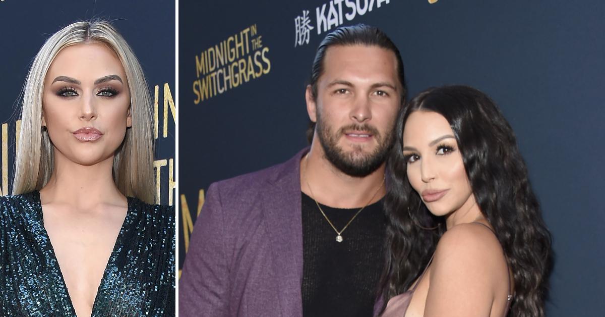 lala accuses scheana fiance brock not seeing kids pp