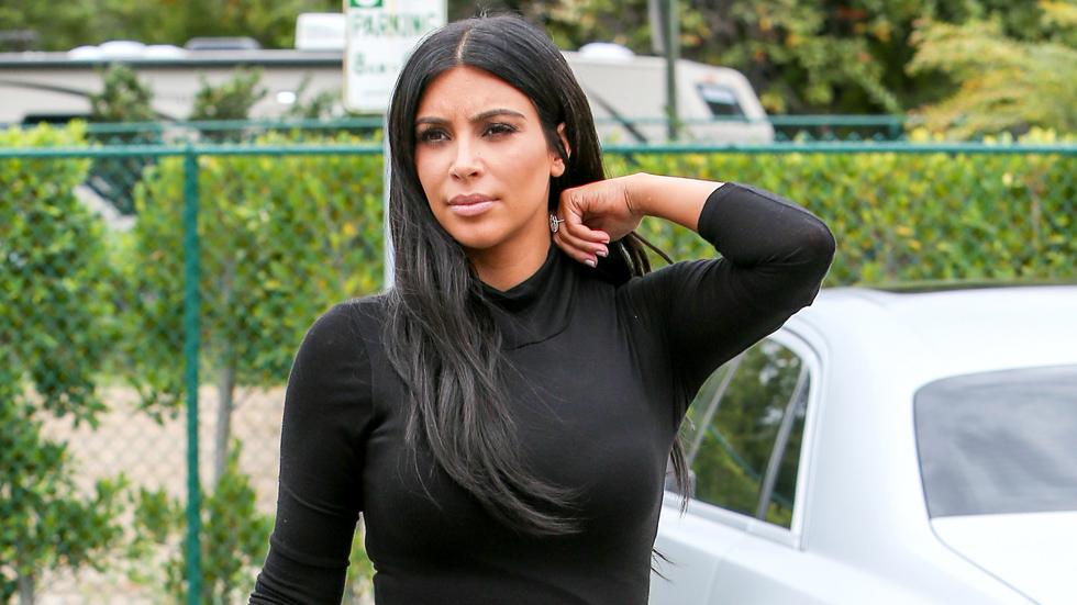 Pregnant Kim Kardashian has a girls day out with her gal pal **USA ONLY**