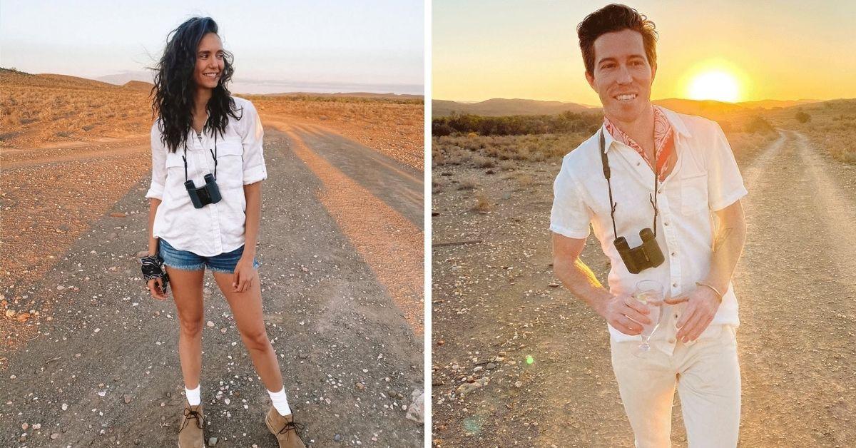 nina dobrev shaun white
