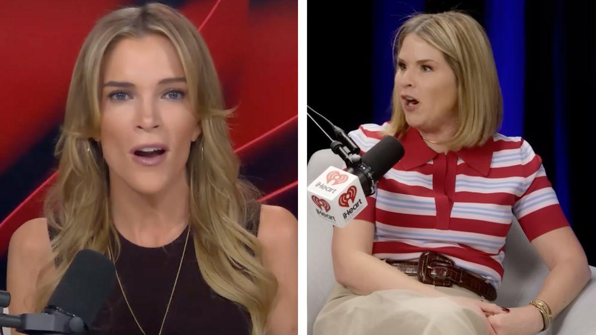 Split photo of Megyn Kelly and Jenna Bush Hager