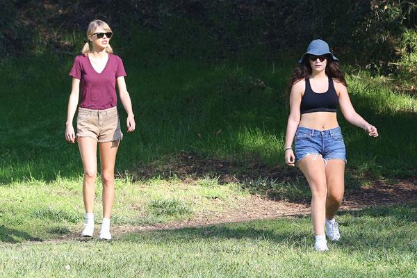 Taylor swift lorde hike los angeles​ 12