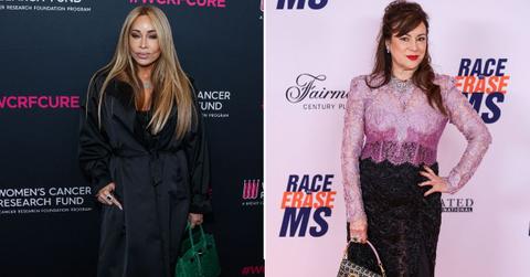 Composite photo of Faye Resnick and Jennifer Tilly