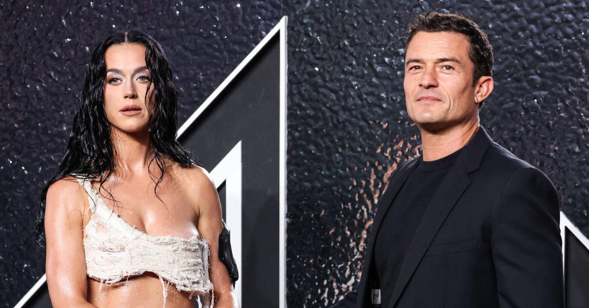 Photo of Katy Perry and Orlando Bloom.