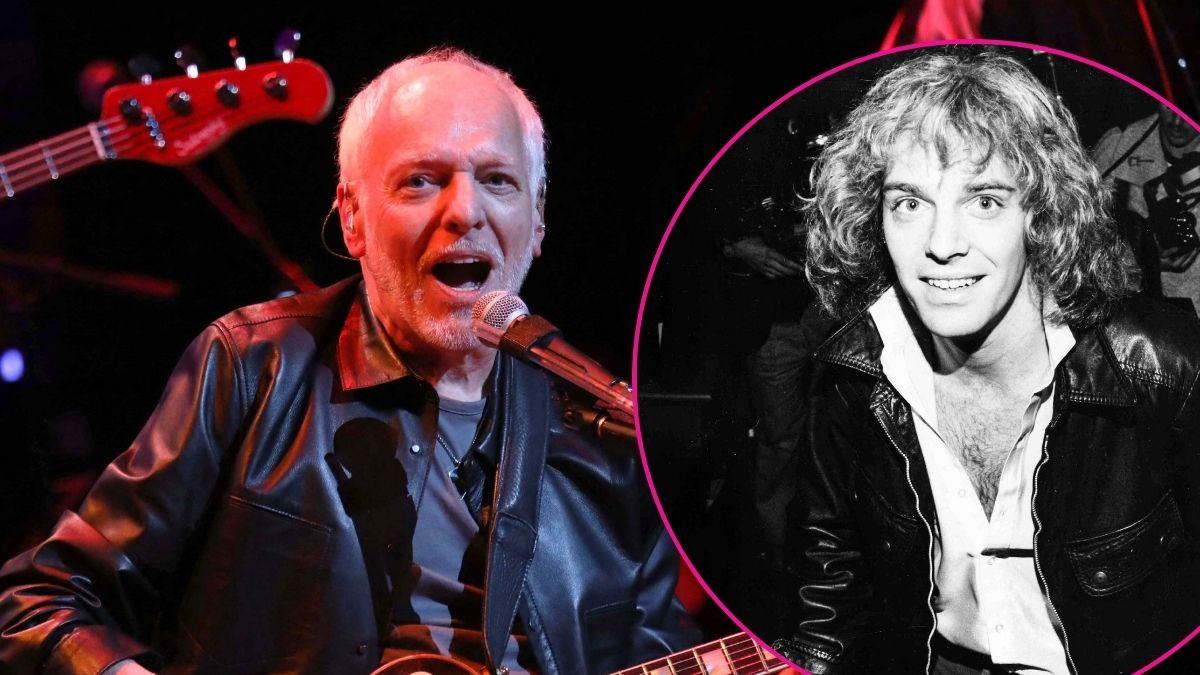 Composite photo of Peter Frampton.