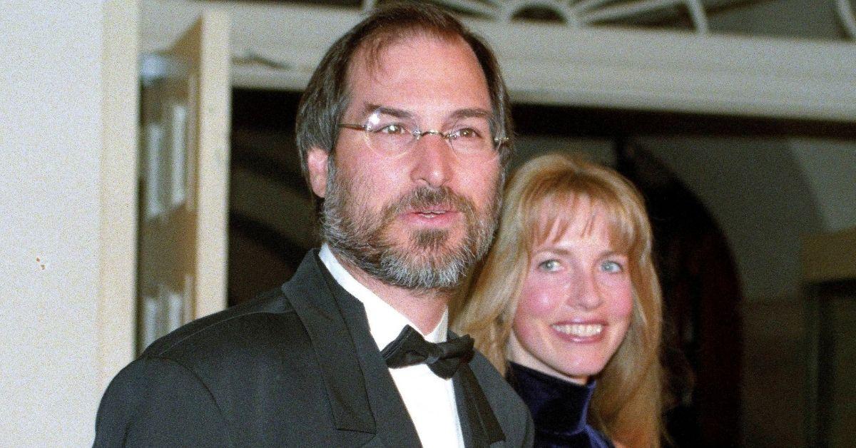 Photo of Steve and Laurene Jobs