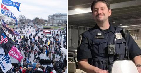 riot policeman commits suicide postpic