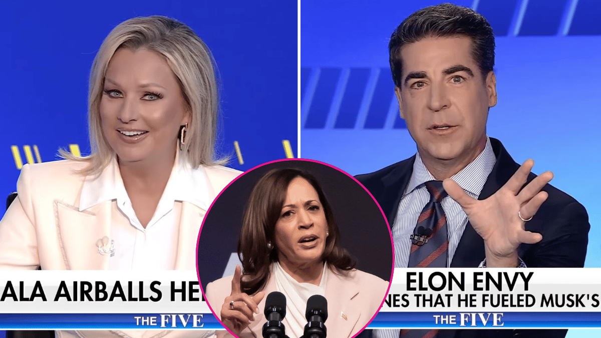 Sandra Smith; Kamala Harris; Jesse Watters