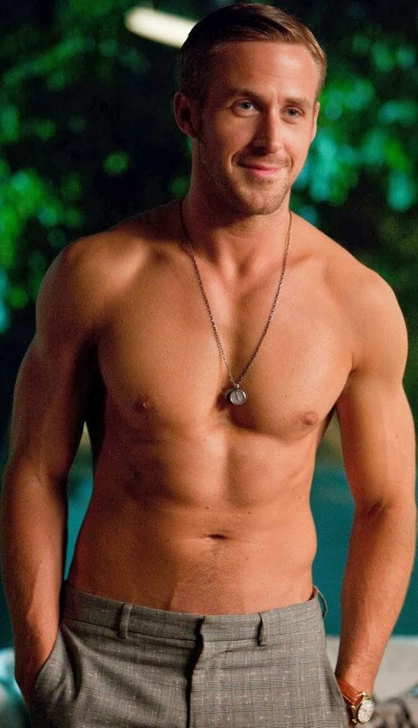 Ryan Gosling shirtless