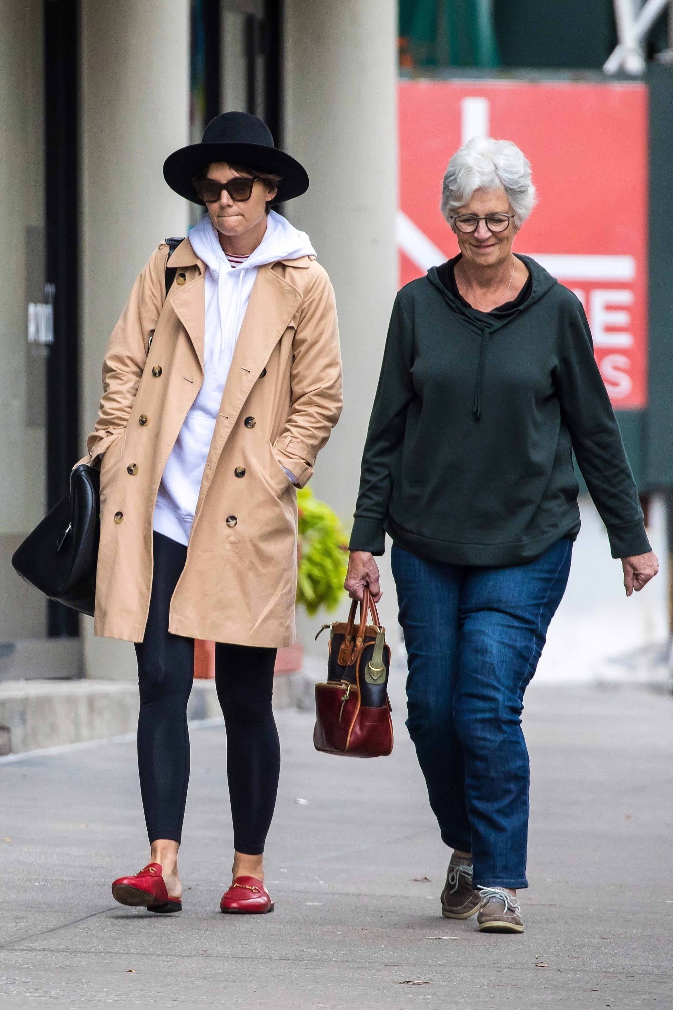 *EXCLUSIVE* Katie Holmes Takes a Stroll with her Mom in NYC