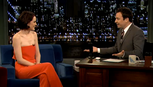 Michelle dockery red jumpsuit