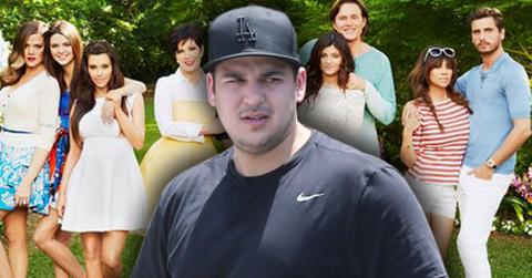Rob kardashian abandons family