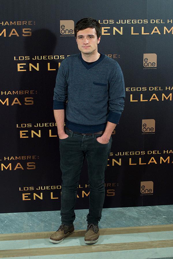 Catching Fire Madrid Premiere Josh Hutcherson Premiere