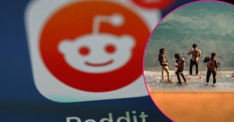 Split image of Reddit and Gen Z
