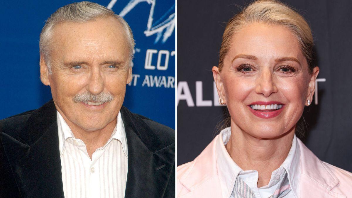 image of Katherine LaNasa described her first encounter with ex-husband Dennis Hopper's ghost.