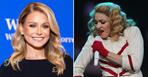 kelly ripa gushes over madonna pulling her on stage world tour pp