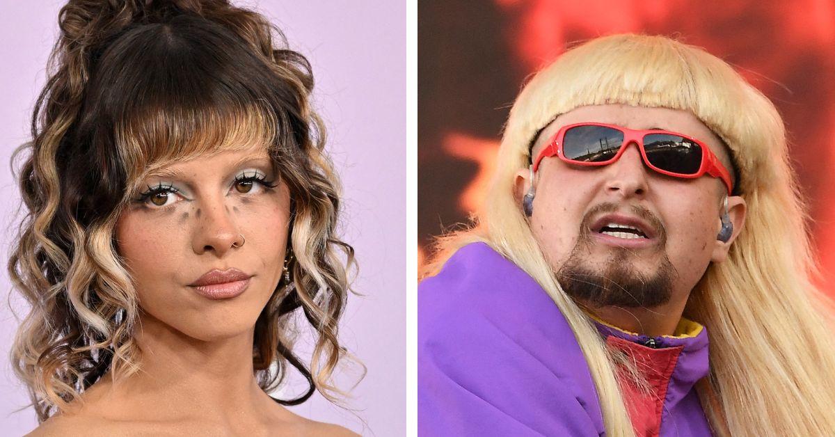split photo Melanie Martinez & Oliver Tree