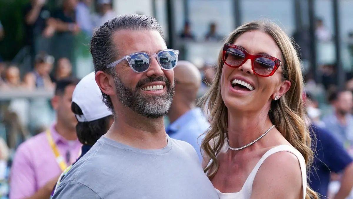 Photo of Bettina Anderson and Donald Trump Jr. reportedly had a guest list of 40 people at their ceremony in the Caribbean. 