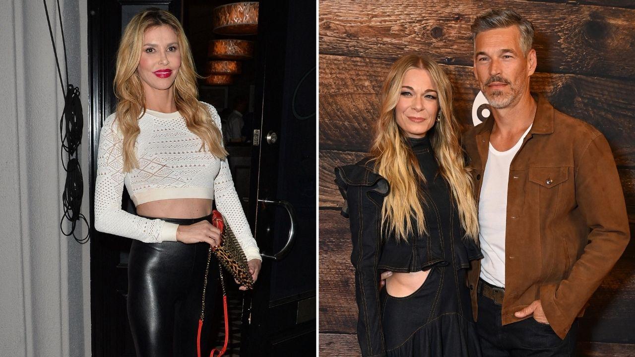 Split photo of Brandi Glanville, LeAnn Rimes and Eddie Cibrian