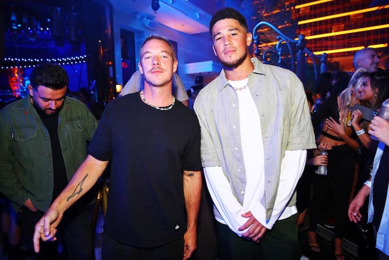 global dj sensation diplo and basketball star devin booker party at xs nightclub inside wynn las vegas on aug photo credit danny mahoney